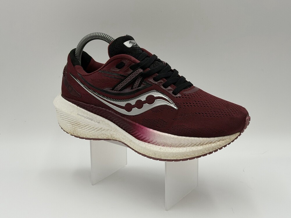 Saucony Triumph 20 Womens Size 7W Red Road Running Shoes Comfort Sneakers